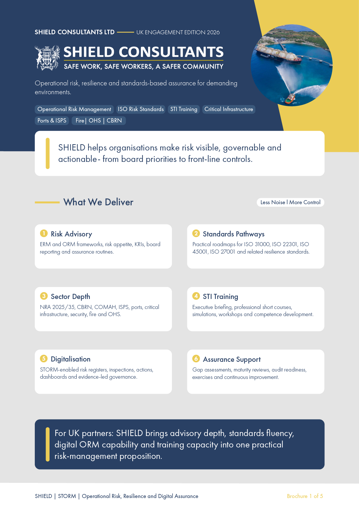 SHIELD CONSULTANTS - Leaders in Operational Risk Management
